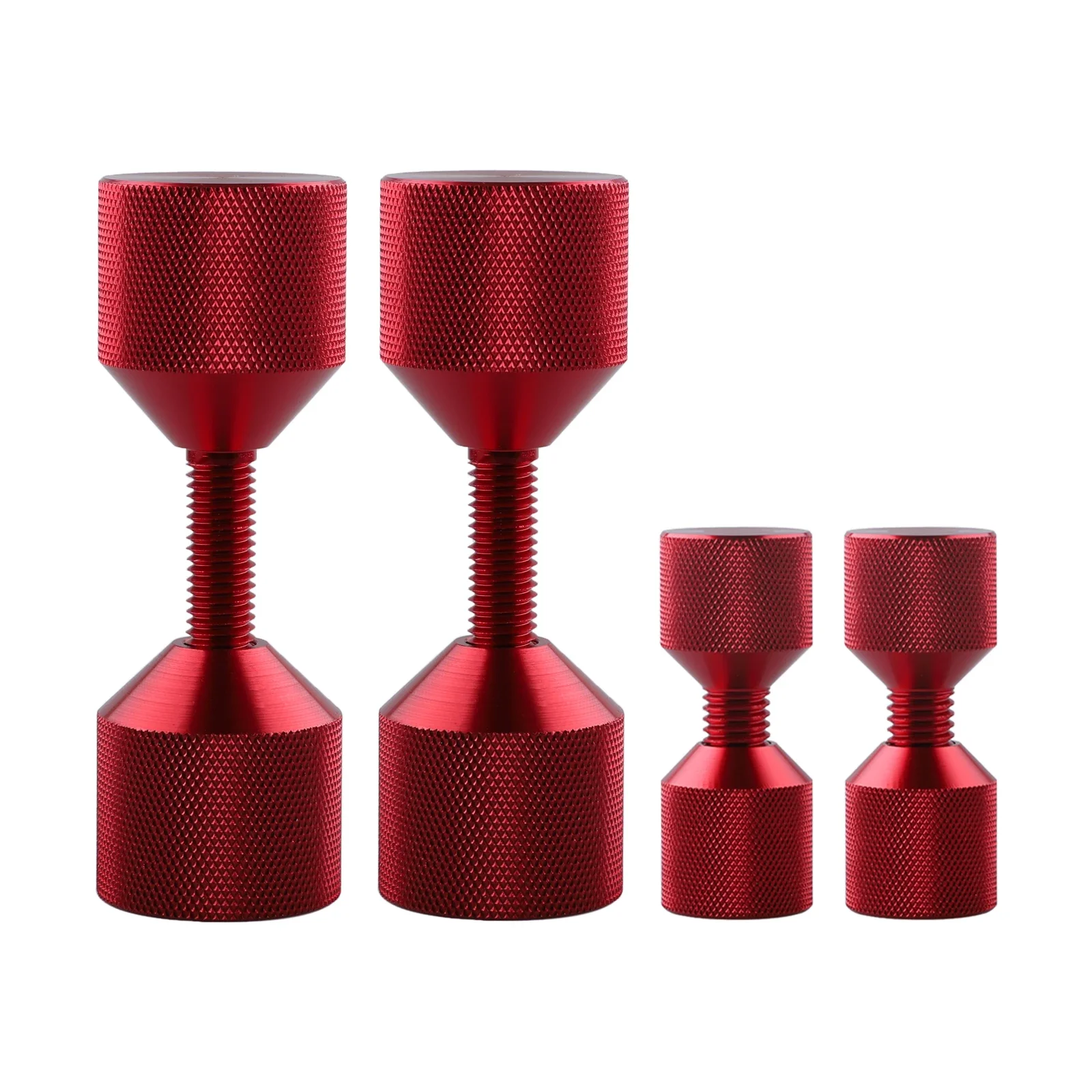 1-1/8” Two Hole Alignment Pins & 1-5/8” Detachable Flange Double Hole Pins 4 Pcs Aluminium Flange Two Hole Pins