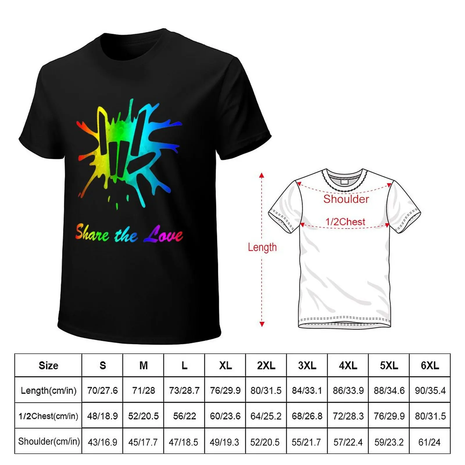 Share love cute for Kids and Youth T-Shirt Utility Work Short Sleeve Top