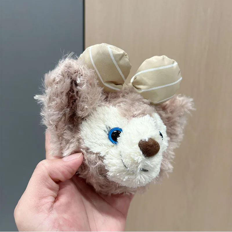 12Cm Disney Shelliemay Plush Doll Coin Storage Purse Double Layer Zipper Backpack Hang Ornaments Keychain Decoration Girl Gift