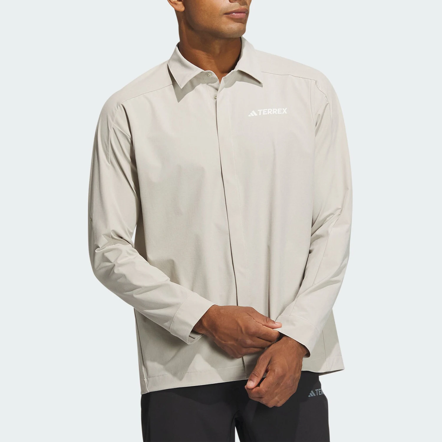 adidas original TERREX Men's Outdoor Minimalist Sport Long-Sleeve Shirt IP0731