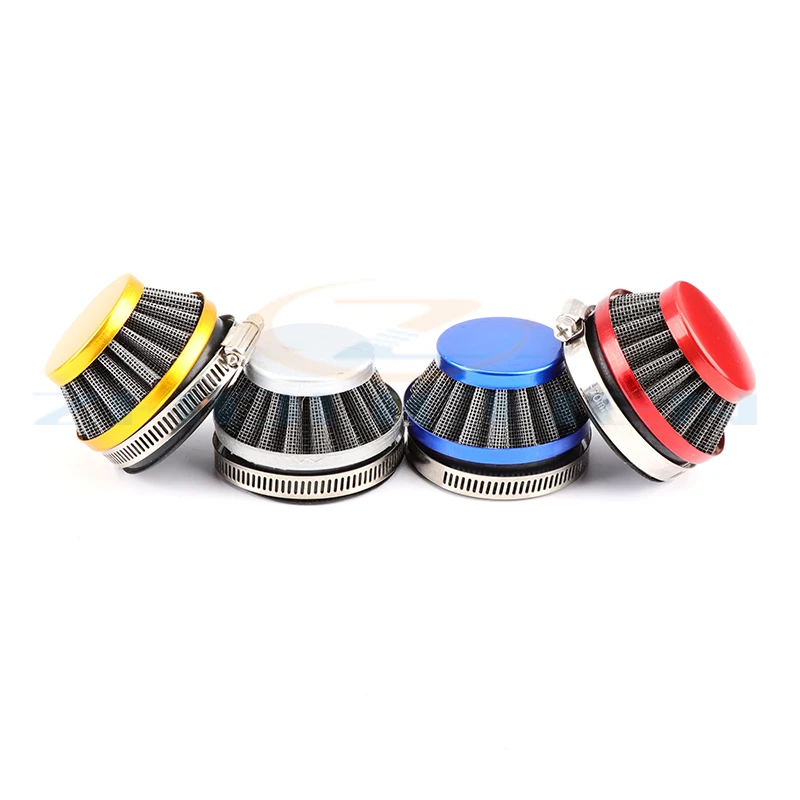 38mm 42mm 44mm 50mm 58mm Air Filter Clearner For Gas Motorized Bicycle Push Mini Moto Pocket Bike ATV Quad 4 Wheeler Motorcycle