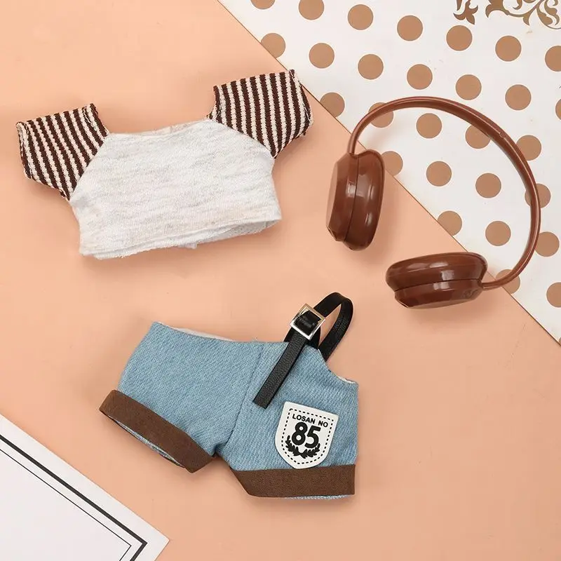 

17cm doll dress set pants replacement jeans headphones