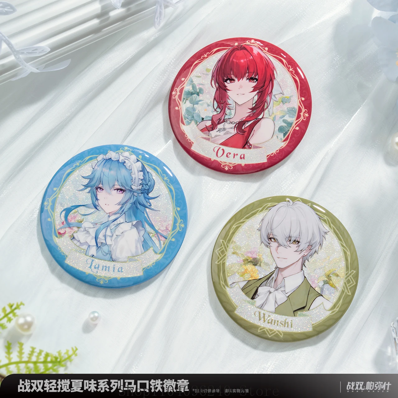 

Official Pre-sale Punishing: Gray Raven Vera Lamia Wanshi Anime Summer Fizz Series Tinplate Badge