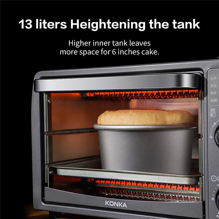 1050W 13L CAPACITY Multi-Function Smart Baking machine mini toaster Electric Oven Small cake Household Pizza Oven baker