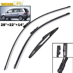 Misima Windshield Windscreen Wiper Blades Set For Vauxhall Opel Zafira B 2005-2011 Front Rear Window 2010 2009 2008 2007 2006