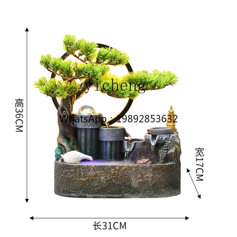 

YY Rockery Flowing Water Ornaments Circulating Water Mountain Fountain Water Landscape Fengshui Wheel