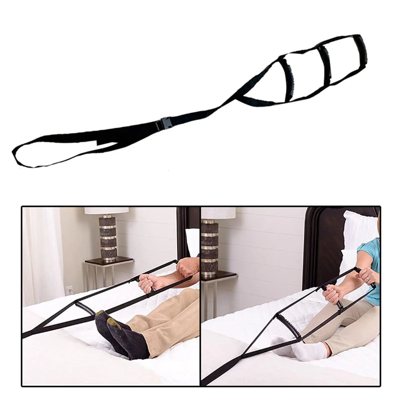 Bed Ladder Assist Strap Hoist Portable Adjustable Comfortable for Senior