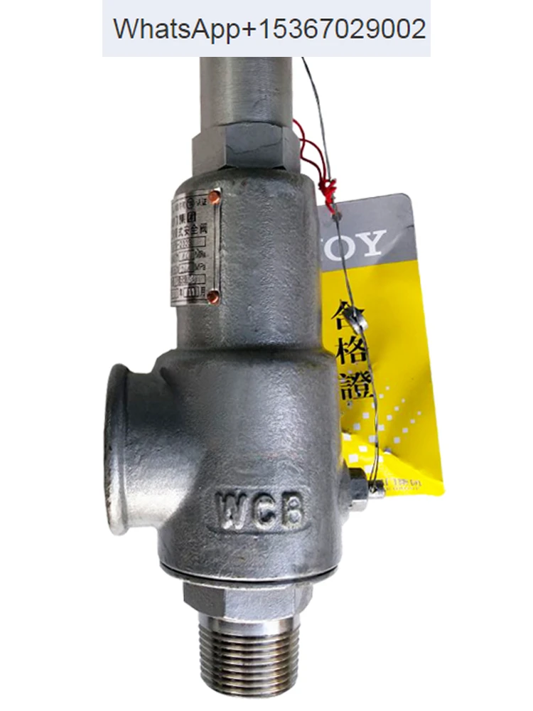 Safety valve A2H/Y/F-16/25 Full-open threaded cast steel stainless steel for oxygen and hydrogen gas in valve factory