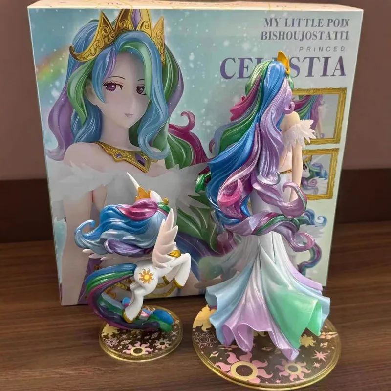 마이 리틀 포니 애니메이션 14cm 액션 피규어 소장 장난감 공주 Celestia Cosmic Moon 우정 마법 데스크탑 장식품