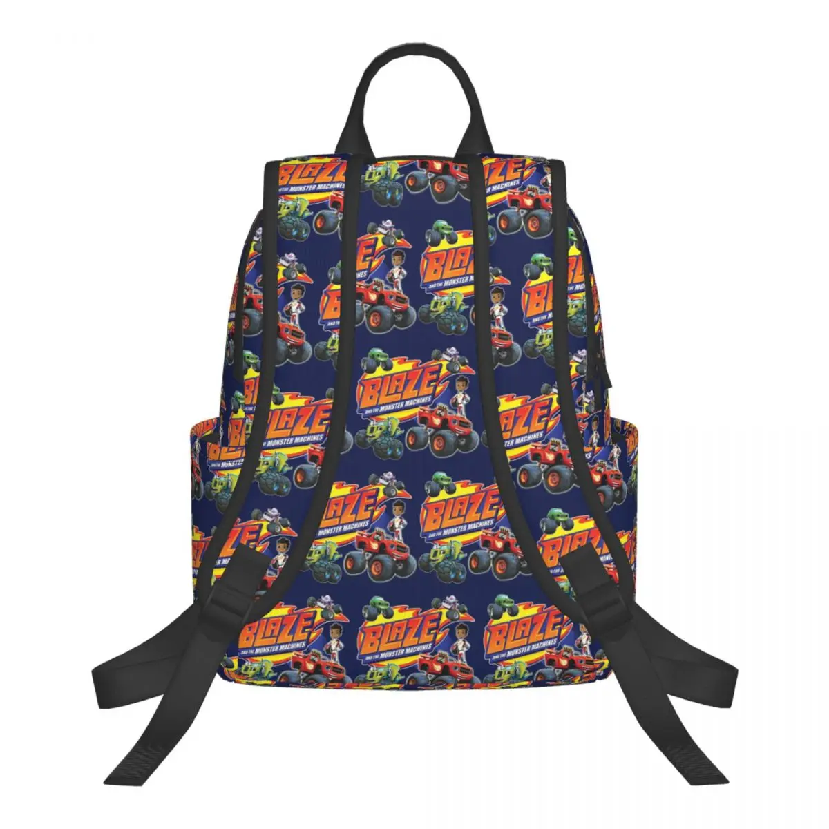 Blaze And The Monster Machines Crew Student Backpack School Bag Hiking Travel Daypack for Boys Girls Bookbag Shoulder Bags