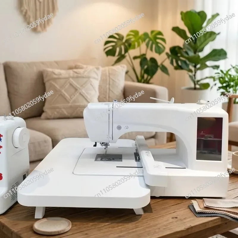 ES7 Large Area Embroidery Machine 380 * 200 Household Computer Embroidery Machine 7 Inch LCD Screen