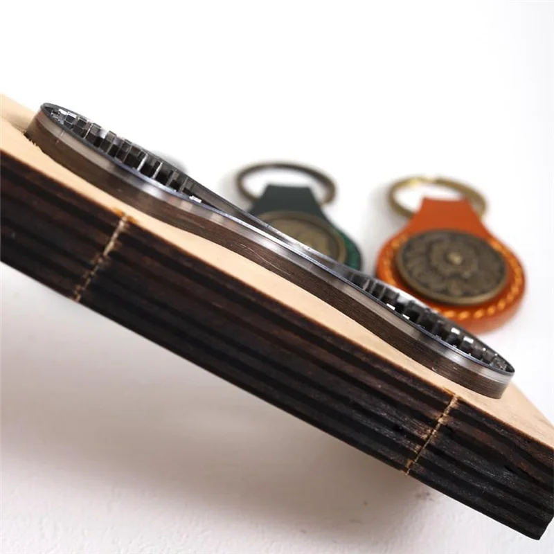 พวงกุญแจหนังตัดตายแม่พิมพ์ตัดหนังสำหรับการทำงานฝีมือเครื่องหนัง DIY