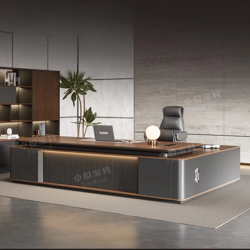 Suporte de perna barato gavetas de mesa executiva estética barato luxo gavetas de mesa executiva madeira mesa de escritorio móveis de escritório