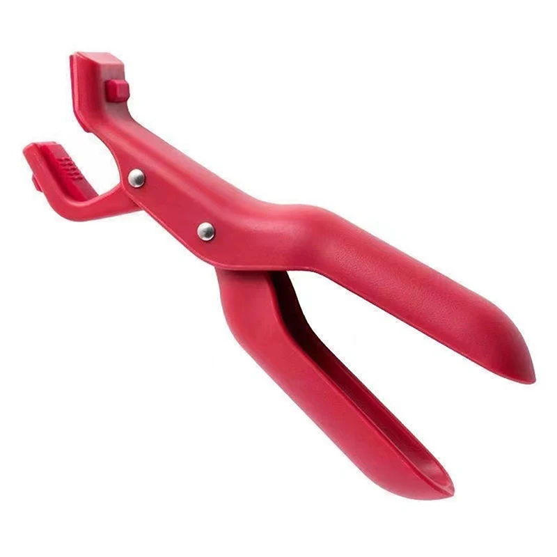 1pc Anti-scald Gripper Clip Hot Dish Non-slip Plate Bowl Clip Retriever Tongs Silicone Handle Bowl Dishes Kitchen Tool