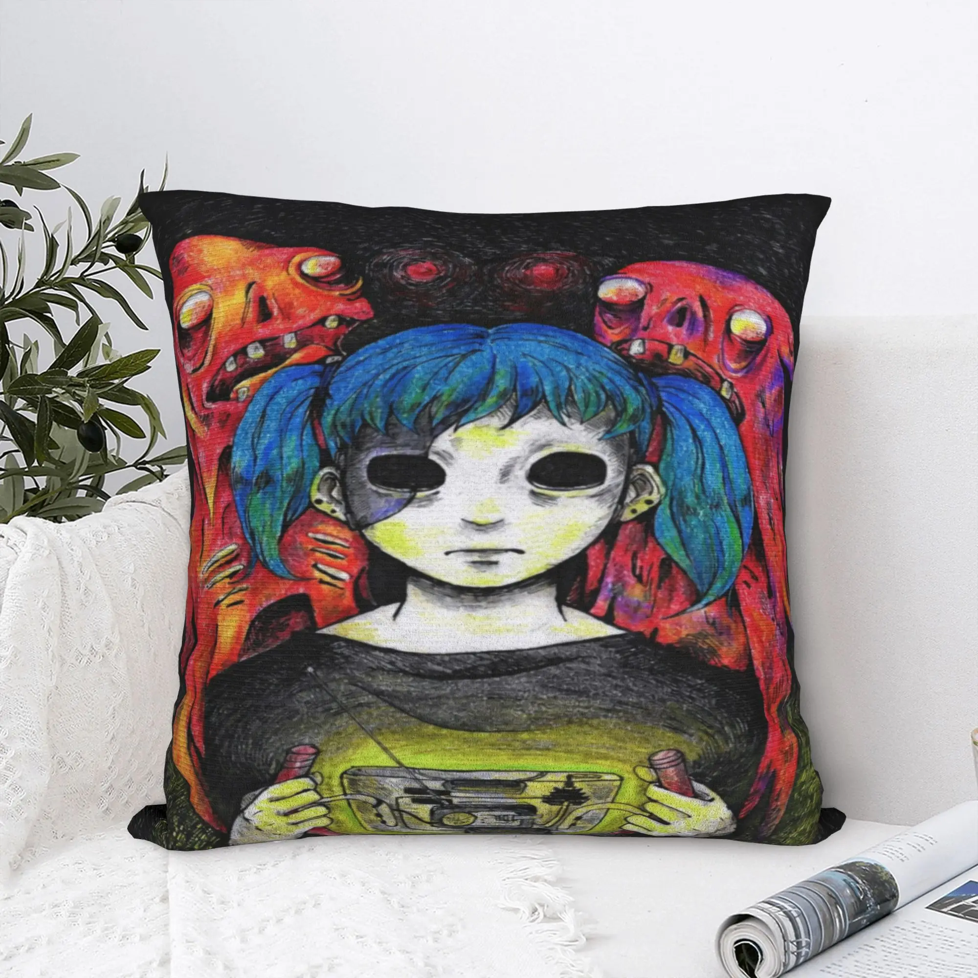  Sally Face Sal Fisher Indie Printing Pillowcases Cushion Cover  Pillow Covers New Style Home Decorations Zipper Multi Size
