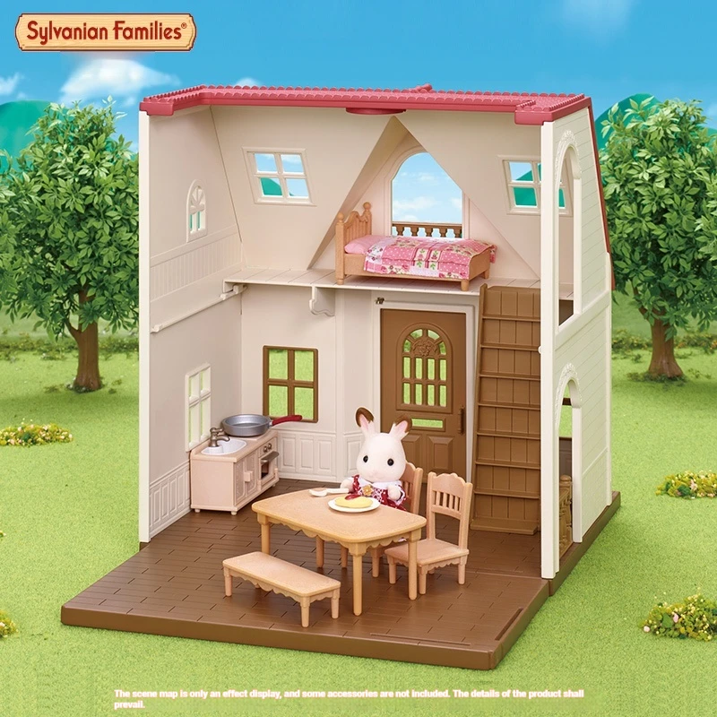 Original genuine product SYLVANIAN FAMILIES Anime Action Figures Sweet Dream Cabin New Edition Set Toys Kids Toy Birthday Gift