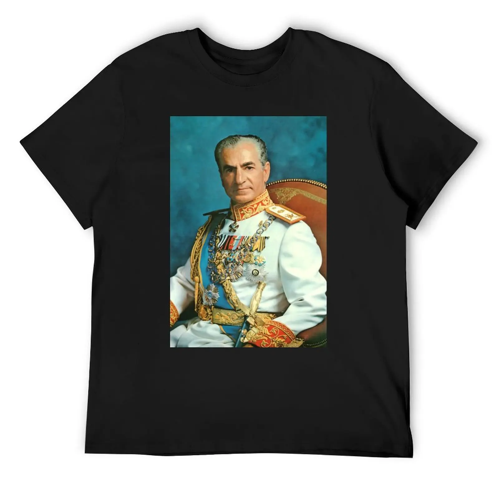 

Mohammad Reza Shah Of Iran T-Shirt quick-drying plus size clothes summer clothes boys animal print mens workout shirts