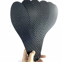Full Palm Foot Protection Carbon Fiber Insole Anti-Torsional High Elasticity Shock Absorption Antiskid Carbon Plate Insoles