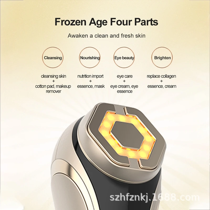 Masażer ultradźwiękowy wysokiej częstotliwości EMS z mikroprądami do twarzy, przeciwstarzeniowy, redukujący zmarszczki, do pielęgnacji oczu, do użytku domowego, narzędzie do pielęgnacji skóry.