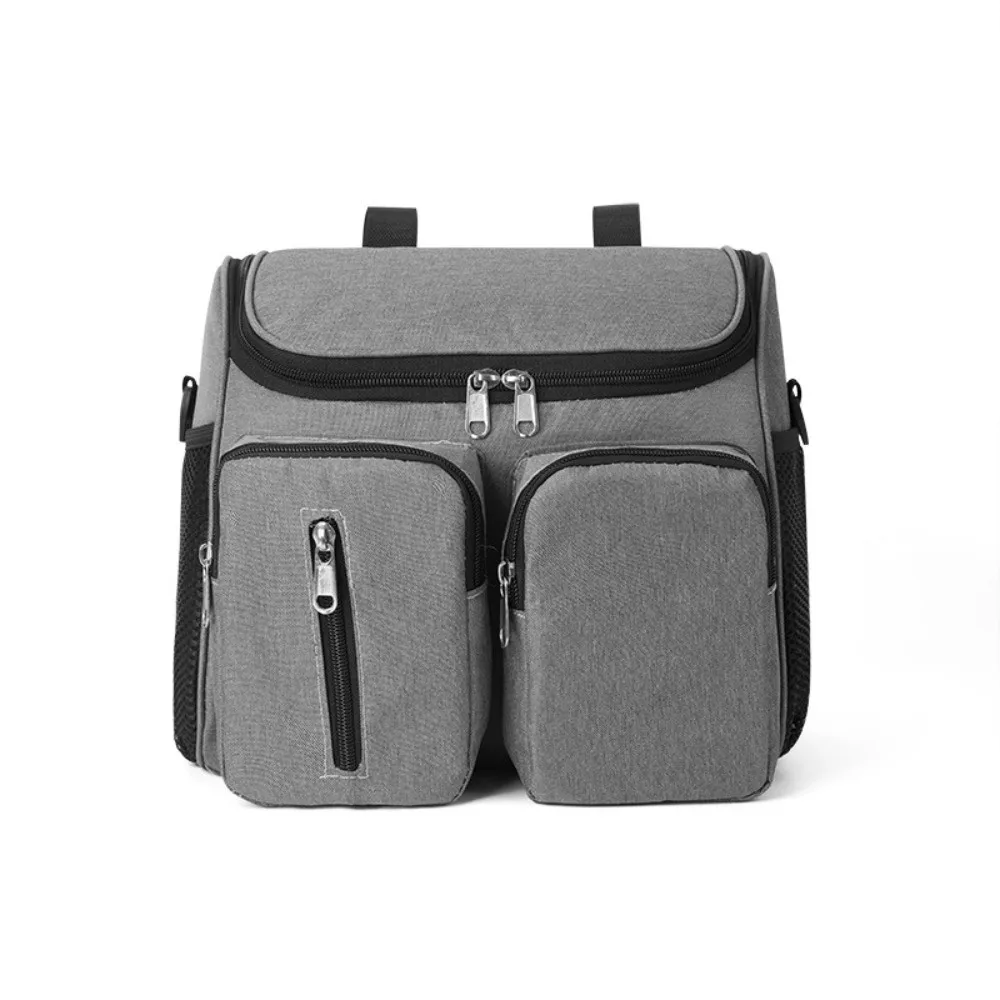 

Waterproof Mommy Shoulder Bag Oxford Cloth Multifunctional Stroller Storage Hanging Bag Large Capacity Multi-Pocket