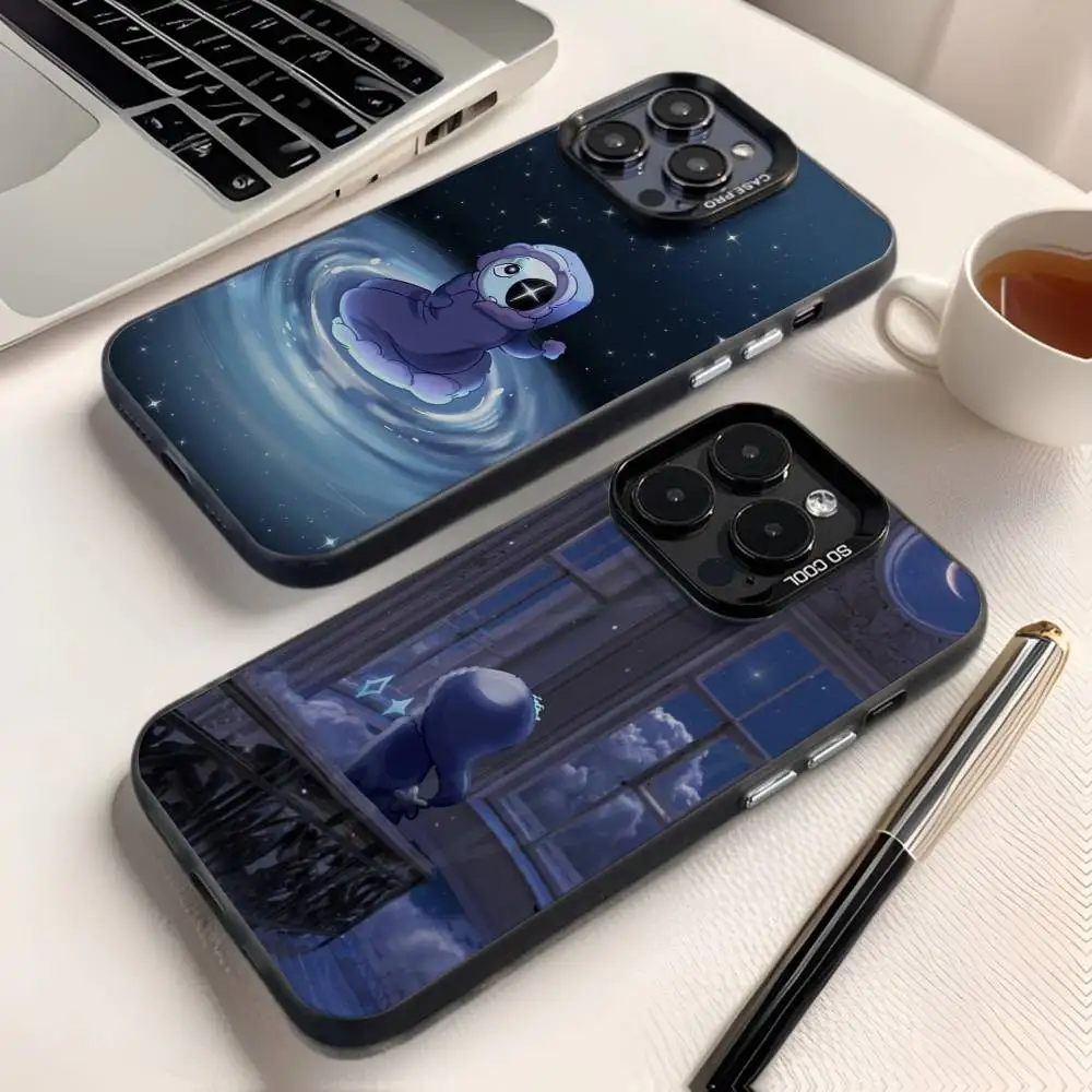 

Dandys World Astro Phone Case IMD color silver shell For iPhone 17 16 15 14 13 12 11 Pro Max Plus