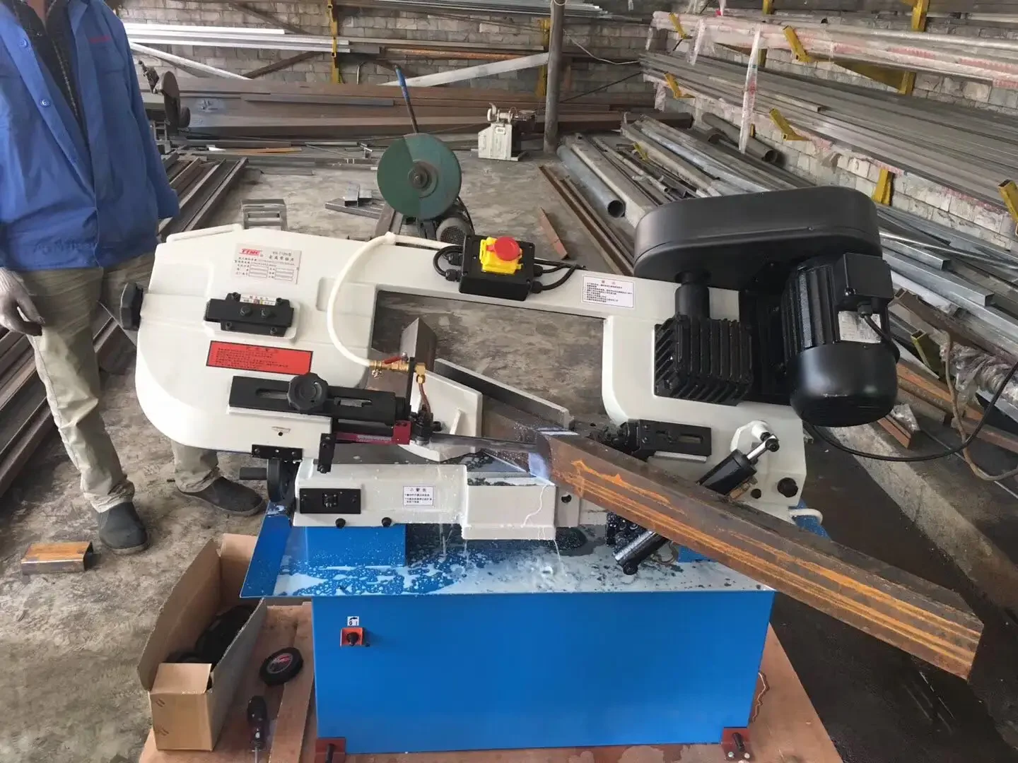 Metal Cutting Bandsaw BS-712N Electric Saw Hine