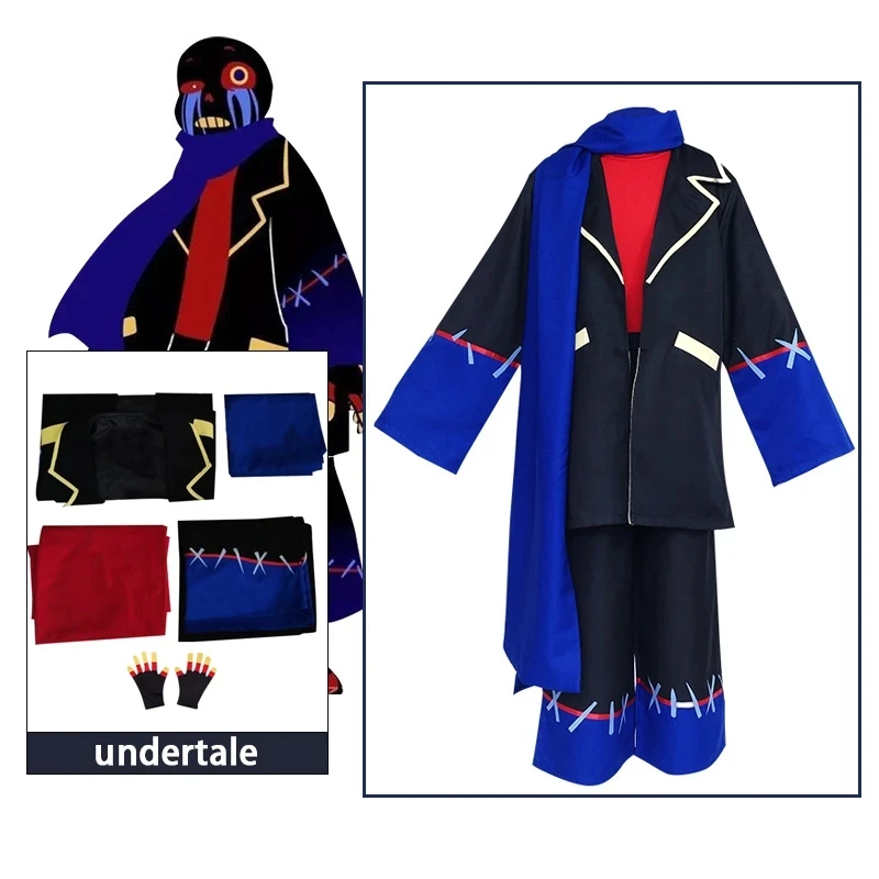 

Undertale Cos Frisk Cosplay Costumes Game Character Clothes Halloween Comic Con Performance Costumes