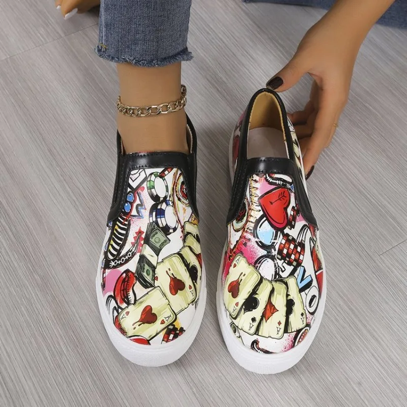 حذاء بدون كعب قماشي جيد التهوية للنساء ، حذاء مسطح كاجوال ، حذاء قيادة صياد ، موضة الفتاة ، الصيف #5