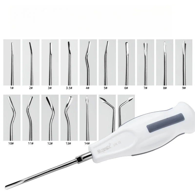 Dental Minimally Invasive Elevator Extraction Knife Awl Elevator Extraction Tooth Root Tip Elevator Tool Forceps Dentist Tool