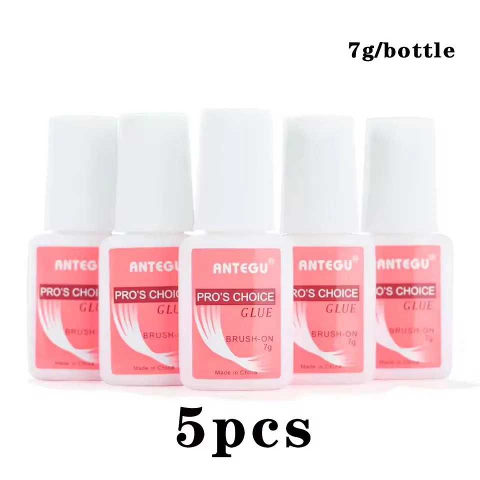 7g/bottle Fast-dry Nail Glue Professional Nail Tip Bond Glue 1/5pcs for False Nail Tips Long Lasting Glue Nail Tools