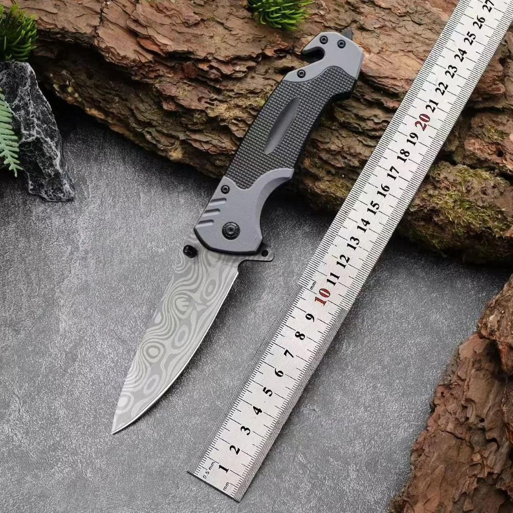 

New Outdoor Multifunctional Stainless Steel Knife Without Lock Buckle Portable Camping Knife