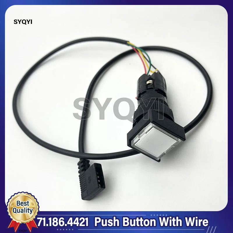 71.186.4421 CPC Push Button With Wire For Heidelberg SM102 MO Printing Machine Parts