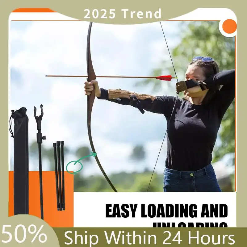 

A35F New Archery Bow Stands Recurve Bows Holder Bow Stand Rack