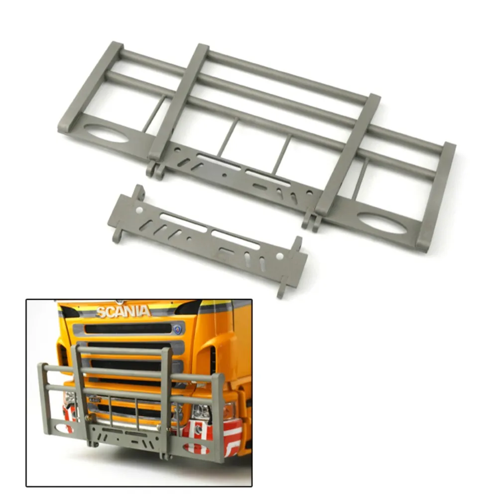 LESU Front Bumper G-6104-F Metal For DIY RC 1/14 Tamiyay Truck Tractor Car Outdoor Toys TH11498