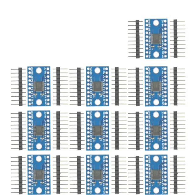 1-10 sztuk TXS0108E moduł dwukierunkowy zmiany biegów logicznych 3.3V 5V 8-kanałowy moduł tłumaczenia poziomu napięcia dla Raspberry Pi