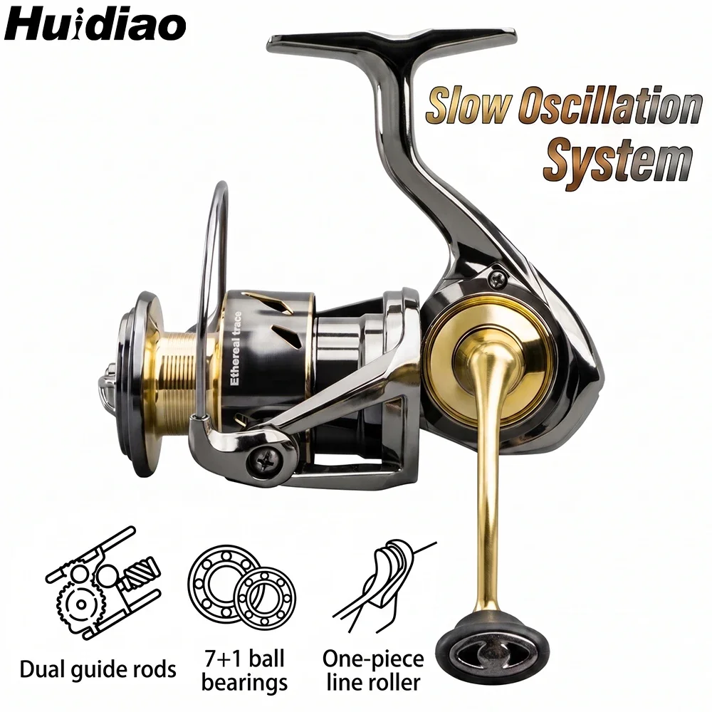 Huidiao 防水スピニングフィッシングリールスローオシレ - Abu Garcia Reel Max のレビューと価格