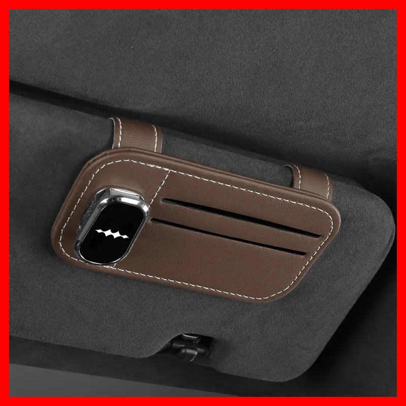 

Multi Function Car Creative Glasses Clip For BYD Formula Leopard SUPER 5 SUPER 8 SUPER 3 9 Car Accessories Car Logo Card Clip