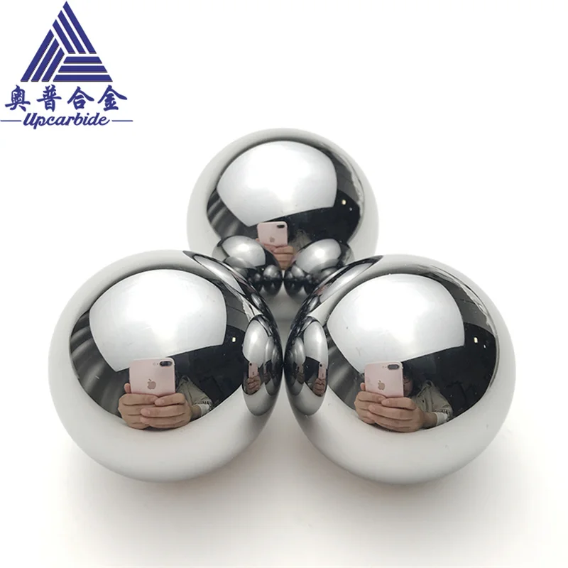 Imagem -04 - Zhuzhou Stock 77hrc Diâmetro 36 a 100 Carboneto de Tungstênio Válvula Bolas