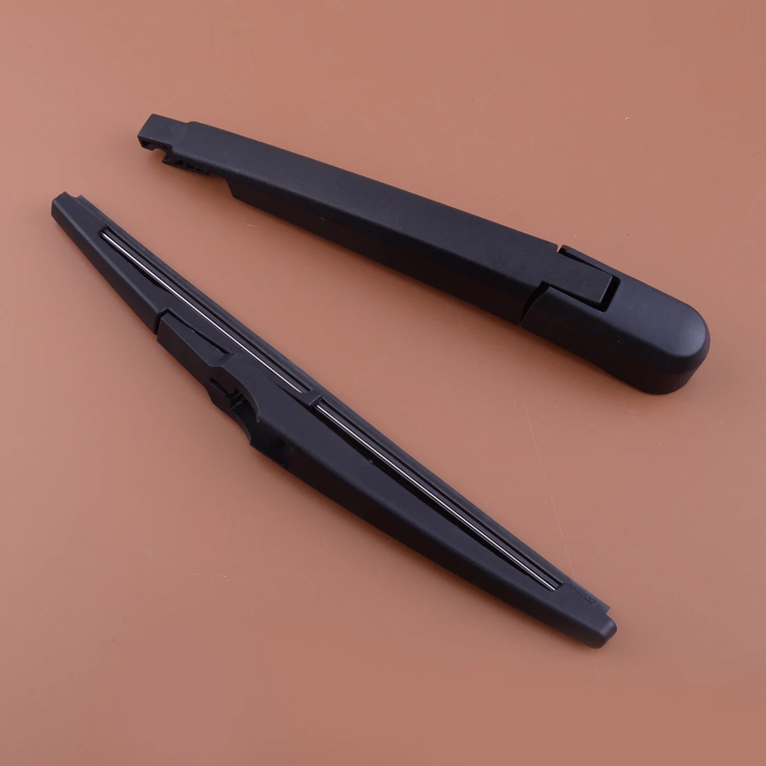 2 unids/set Kit de limpiaparabrisas de ventana trasera de coche negro apto para Kia Soul 2010 2011 2012 2013 2014 2015 2016 2017