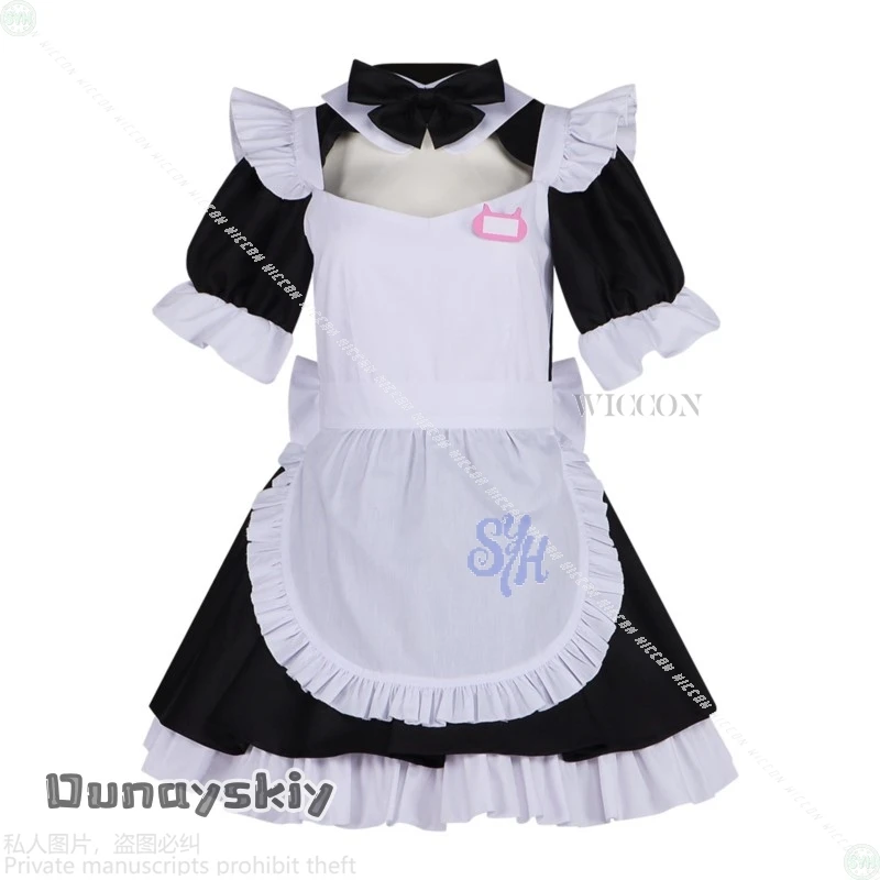 Аниме игровой проект Sekai косплей Mikuuu костюм с кроличьим отверстием Kawaii Jirai Kei японское платье горничной для девочек прекрасная маскировка Лолиты