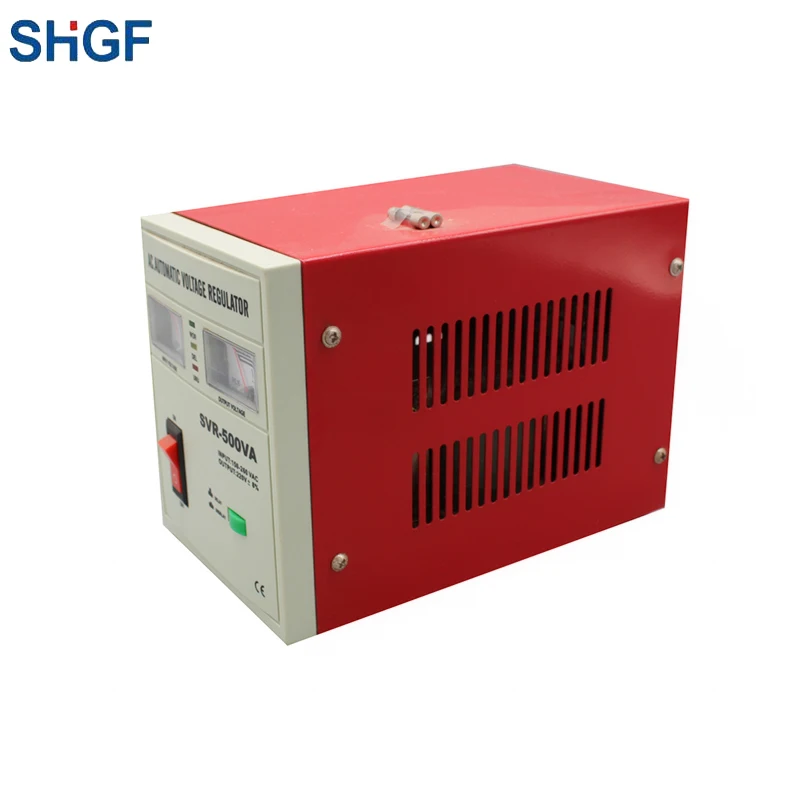 

Portable Relay Type 500VA AC Voltage Regulator SVC Voltage Stabilizer For Home/Computer Use