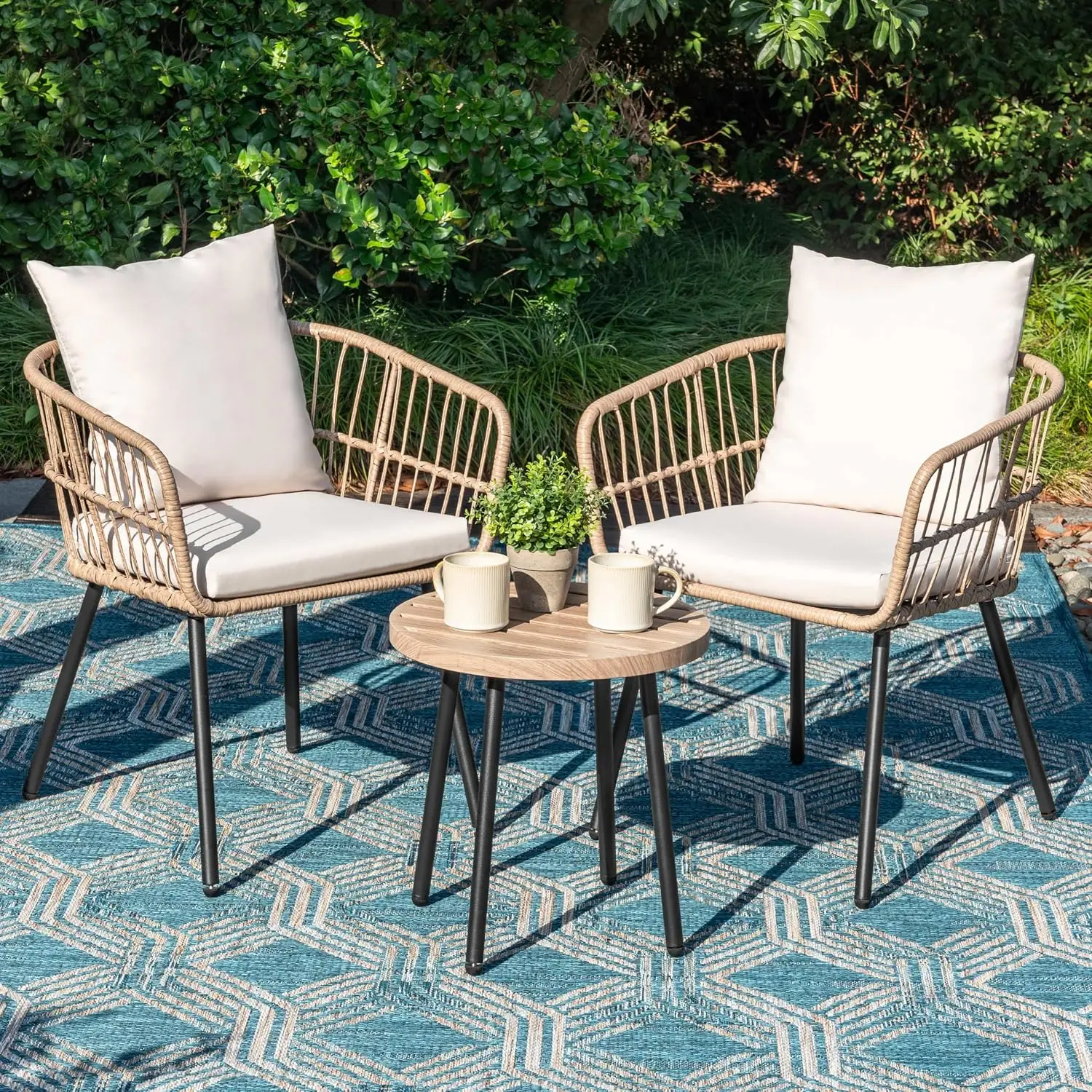 Rattan Bistro Set 3