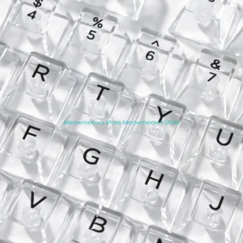 W91A Bộ đầy đủ của 132pcs Xóa Keycaps Cấu hình 10 mm cho 61 68 75 84 89 96 98 100 104 108 Bố cục bàn phím khác nhau