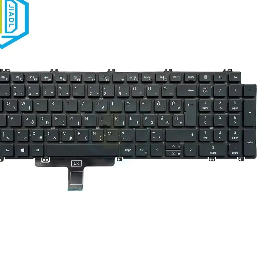 HU Hungrian Laptop Backlit Keyboard For Dell Latitude 5520 5521 Precision 3560 3561 3570 3571 3580 Notebook Keyboard