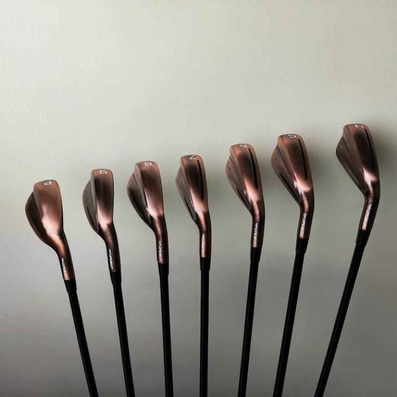 2024New Men's Copper limited edition 790 Iron Set Fourth generation Golf Irons 7pcs 4-9P R/S/SR Flex Steel/Graphite Shaft