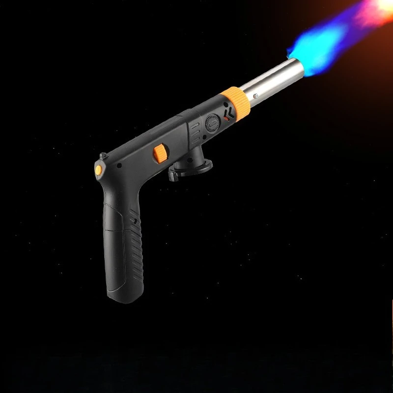 

Newest Handheld Household Point-press Butane Gas Spray Gun Roast Pork Hair Outdoor Barbecue Spot Carbon Portable Card Spray Gun