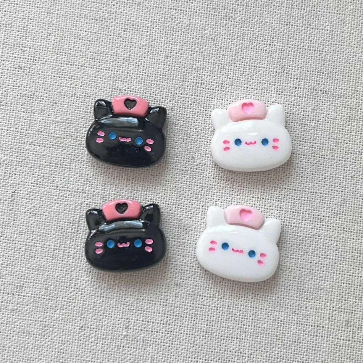 

5pcs miniso series cat cartoon резиновые кабошоны из смолы материалы для поделок diy Подвески для изготовления украшений