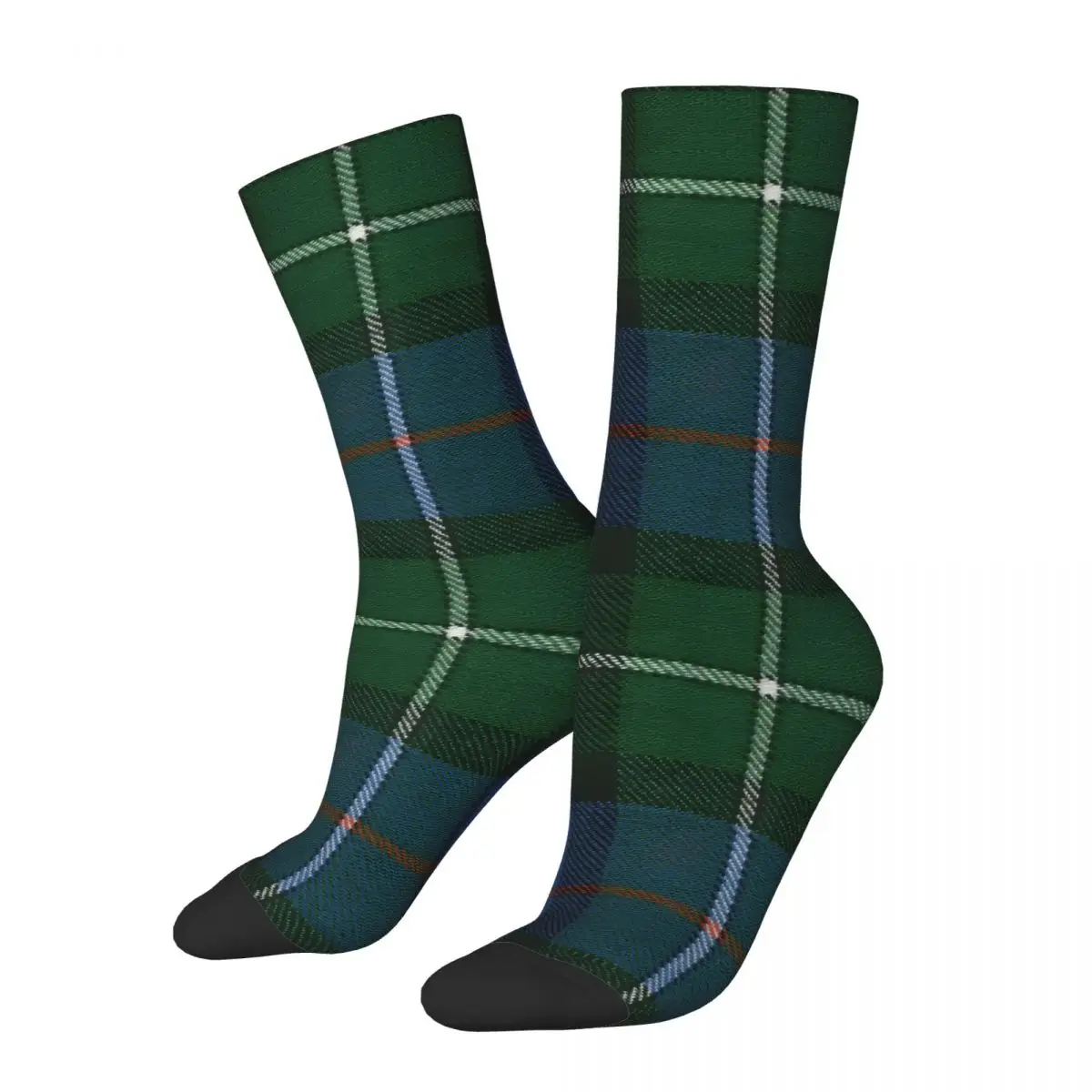 Macphail Hunting Original Scottish Tartan Unisex Winter Socks Running Happy Socks Street Style Crazy Sock