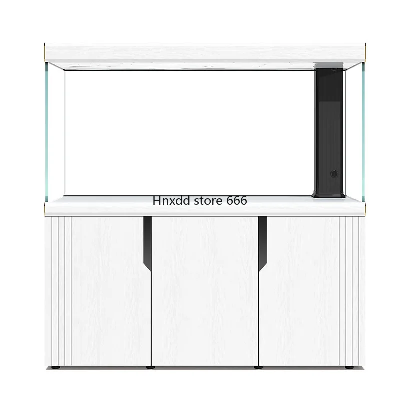 

Household living room partition screen ultra-white glass medium-sized intelligent bottom filter water-free