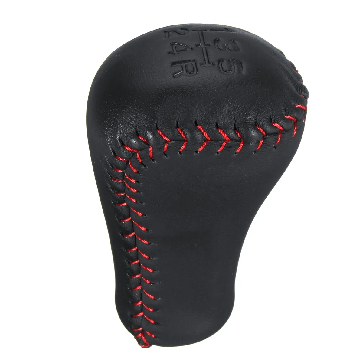 

Ручка переключения передач из искусственной кожи, черная, 5-ступенчатая, для Lexus, Subaru, Toyota, Scion, с красной линией